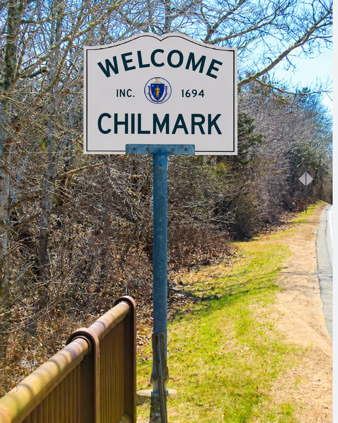 Security in Chilmark, MA - welcome sign