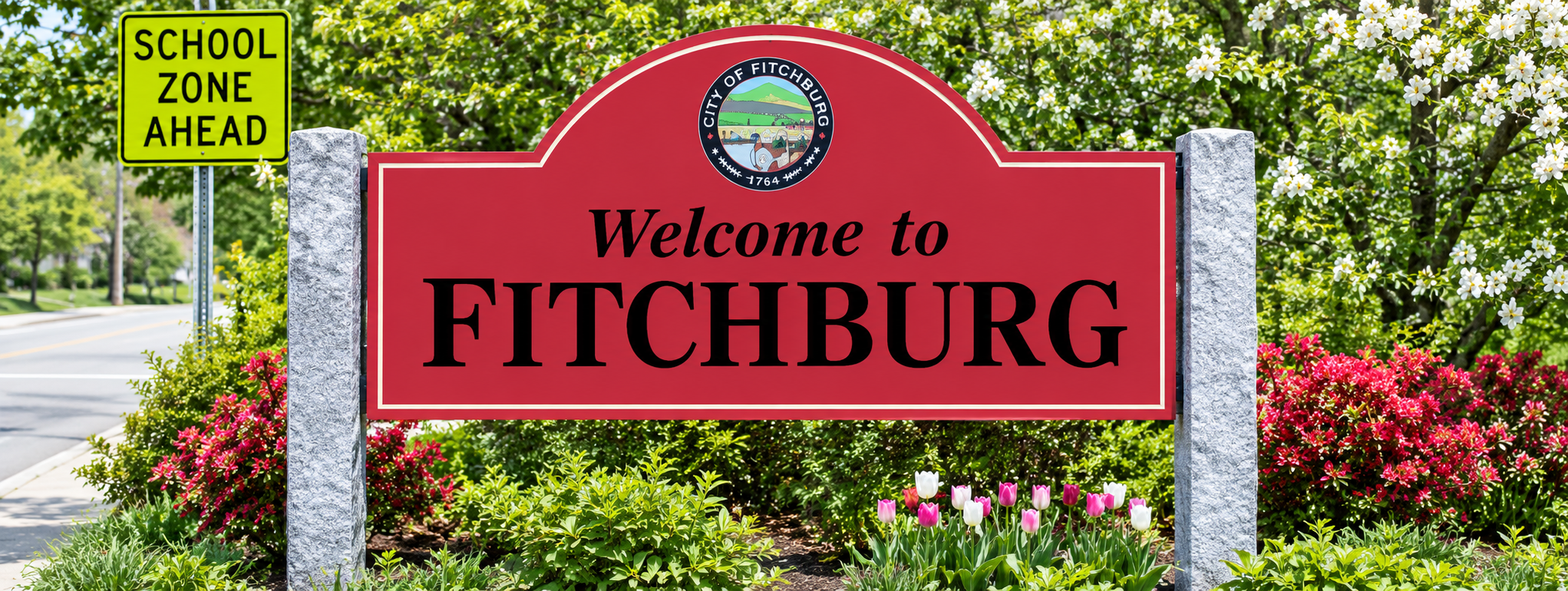 Security in Fitchburg, MA – welcome sign