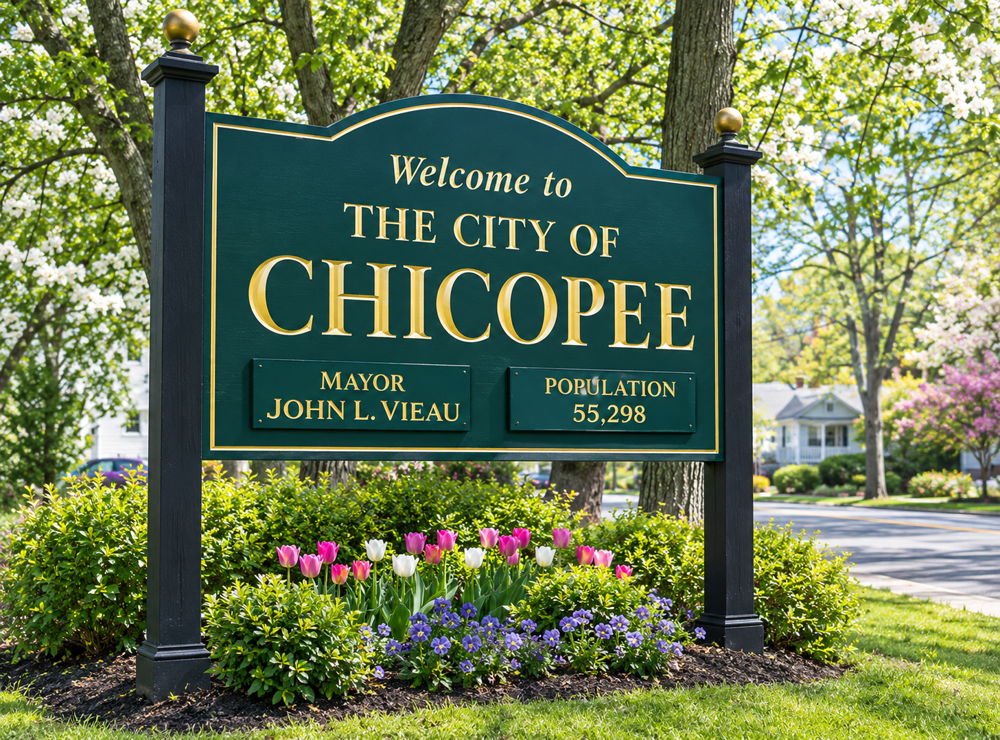 Security in Chicopee, MA – welcome sign