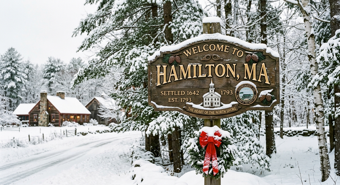 Security in Hamilton, MA - welcome sign