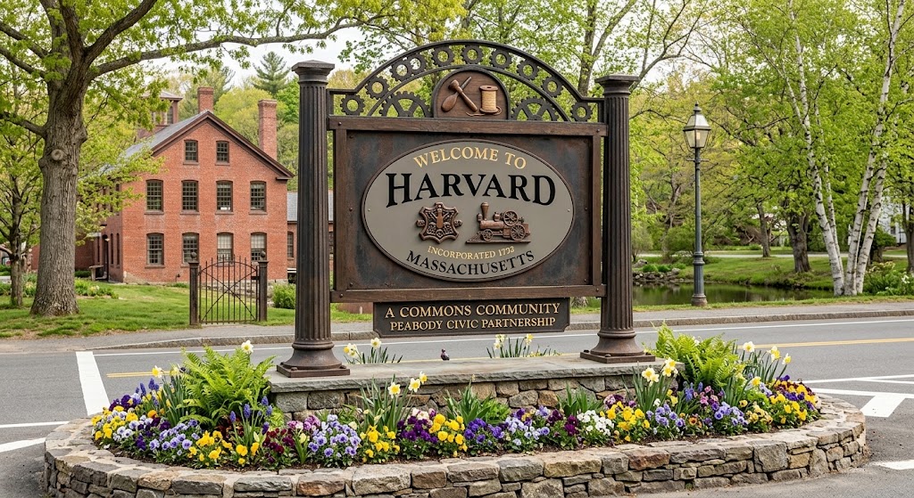 Security in Harvard, MA - welcome sign