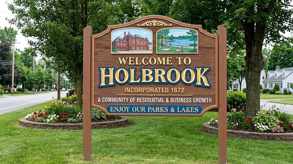 Security in Holbrook, MA – welcome sign