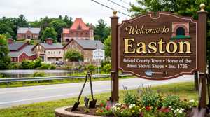 Security in Easton, MA – welcome sign