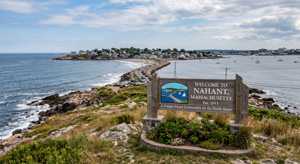 Welcome to Nahant, MA sign
