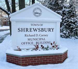 Welcome to Shrewsbury, MA sign