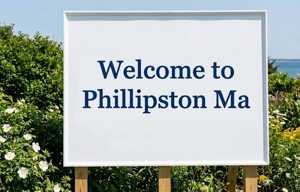 Welcome to Phillipston, MA sign